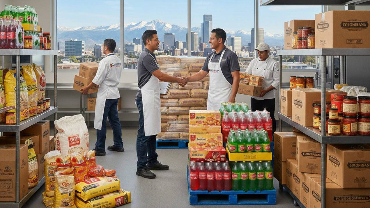 Abastecimiento de productos colombianos para restaurantes en Colorado 