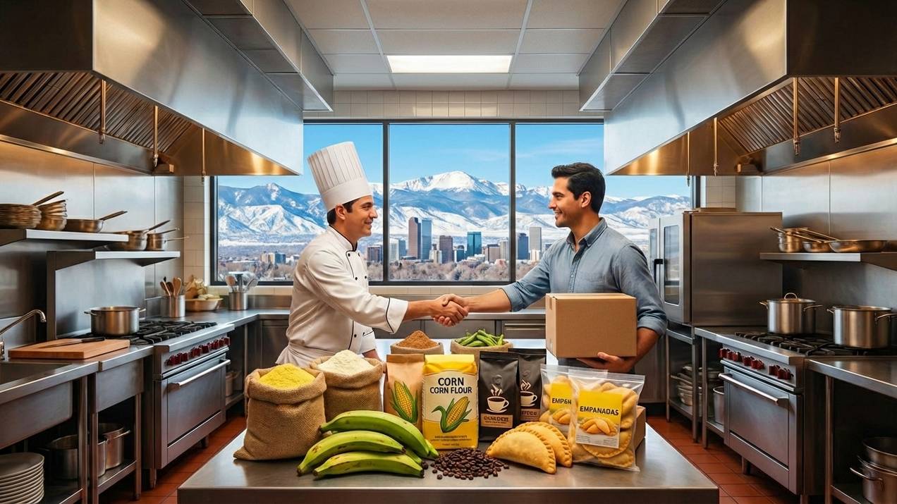 Proveedores de productos colombianos para restaurantes en Colorado 