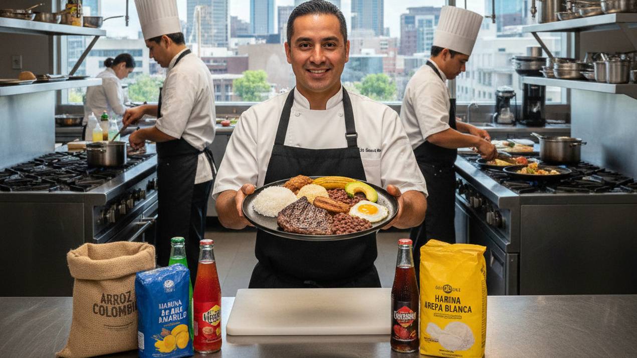 Abastecimiento de productos colombianos para restaurantes en North Carolina 